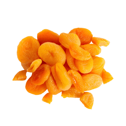 Abricots secs PROFRUIT moelleux et dorés, présentés en vrac, idéals pour une collation saine ou des recettes sucrées.