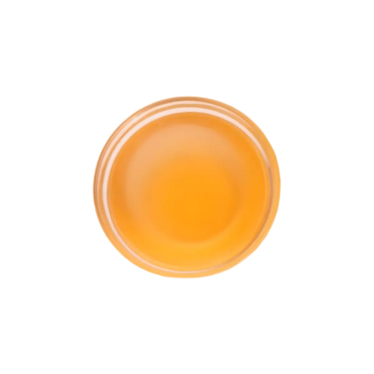 Vue du dessus du vinaigre de cidre MAILLE montrant sa couleur ambrée. Condiment fruité idéal pour la cuisine et l’assaisonnement.