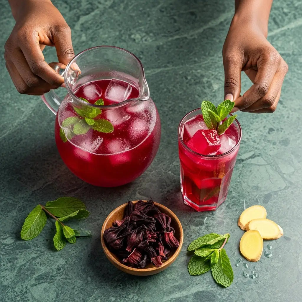 Bissap : Boisson à l'Hibiscus Bénéfique pour la Santé | Épicerie exotique | NKOSI.