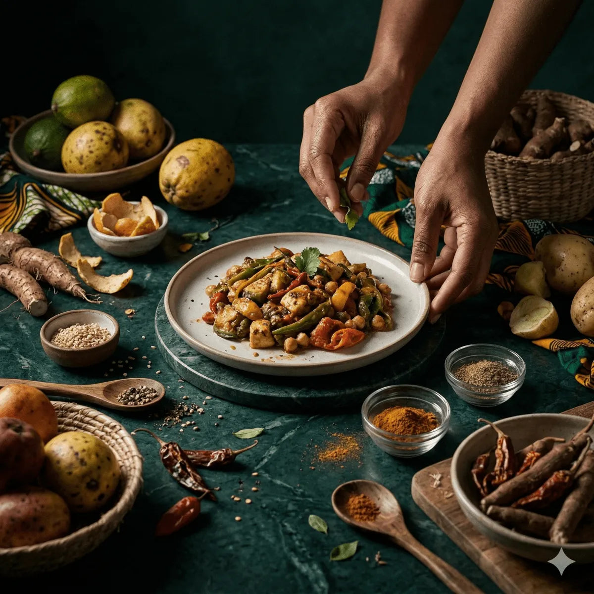 Recette Les Essentiels de la Cuisine Africaine et Caribéenne - Épicerie africaine et caribéenne en ligne NKOSI