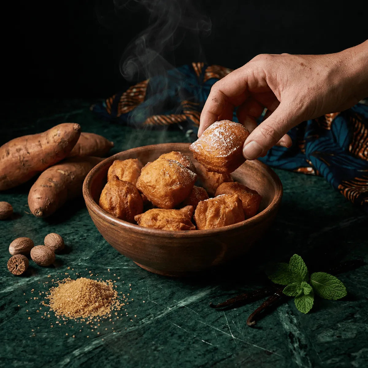 Recette Beignets de patates douces - Épicerie africaine en ligne NKOSI