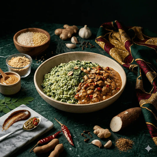 Recette Dambou Nigérien : Semoule de Mil aux Feuilles de Baobab - Épicerie africaine en ligne NKOSI