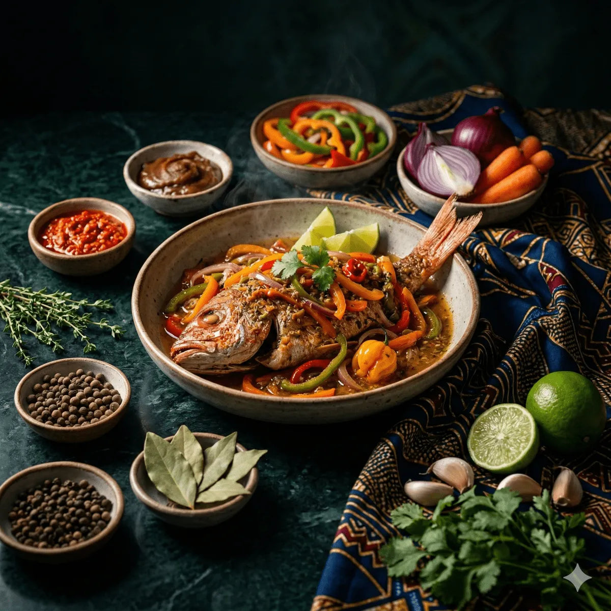 Recette Escovitch fish Jamaïcain : Poisson Frit Mariné au Vinaigre et - Épicerie caribéenne en ligne NKOSI