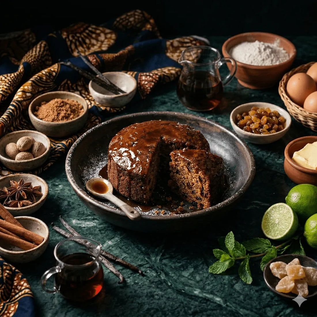 Recette Gâteau au rhum Antillais : Gâteau Moelleux Imbibé de Rhum - Épicerie caribéenne en ligne NKOSI