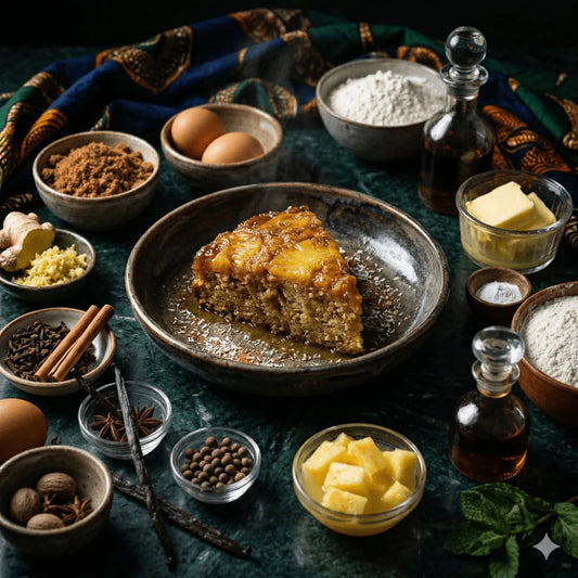 Recette Gâteau créole à l'ananas - Épicerie créole et caribéenne en ligne NKOSI