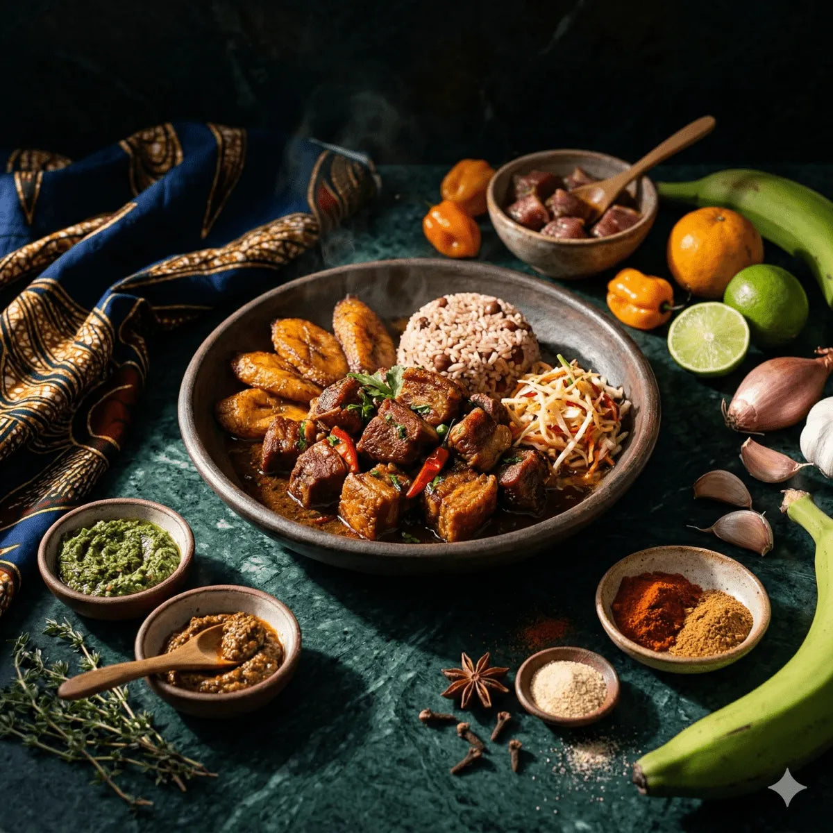 Recette Griot Haïtien : Porc Frit Croustillant aux Épices Créoles - Épicerie créole et caribéenne en ligne NKOSI