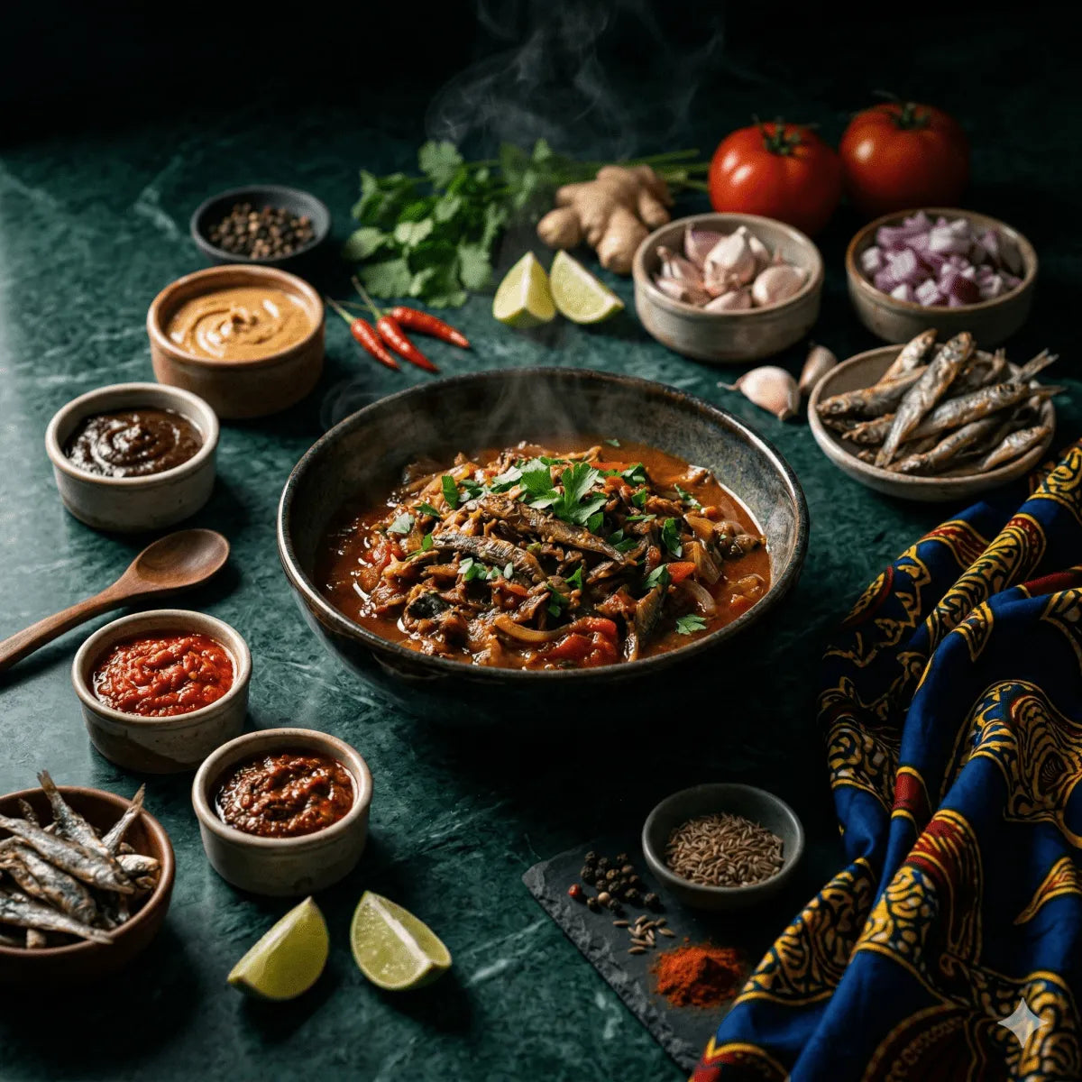 Recette Kapenta Zambien : Petits Poissons Séchés Frits aux Tomates - Épicerie africaine en ligne NKOSI