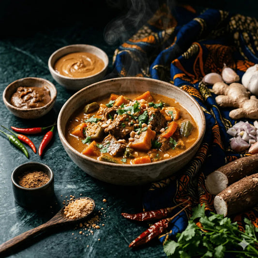 Recette Mafé au boeuf Sénégalais : Boeuf Mijoté en Sauce Arachide - Épicerie africaine en ligne NKOSI
