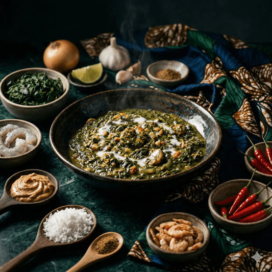 Recette Matapa Mozambicain : Feuilles de Manioc au Lait de Coco et - Épicerie africaine en ligne NKOSI