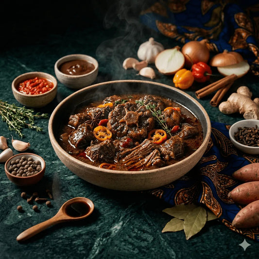 Recette Pepperpot Guyanais : Ragoût de Viande Épicé au Cassareep - Épicerie africaine en ligne NKOSI
