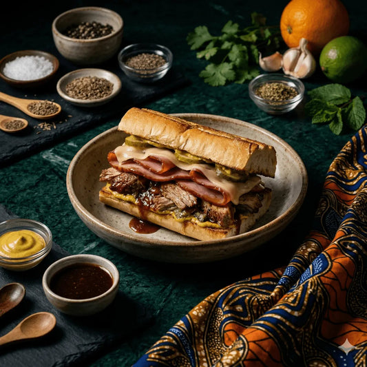 Recette Sandwich cubain Cubain : Sandwich Pressé Porc, Jambon et - Épicerie africaine en ligne NKOSI