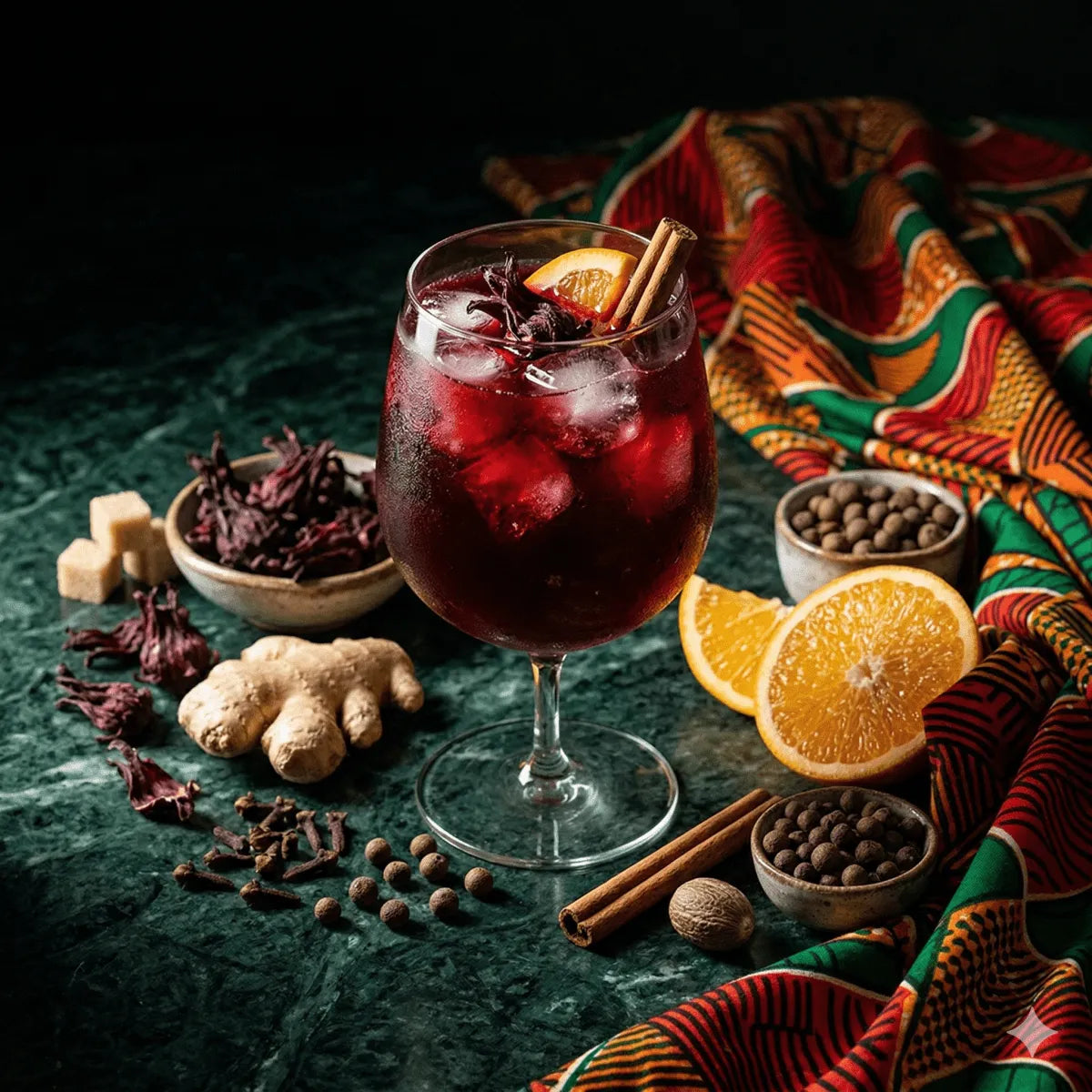 Recette Sorrel Jamaïcain : Boisson Festive à l'Hibiscus, Gingembre et - Épicerie africaine et caribéenne en ligne NKOSI