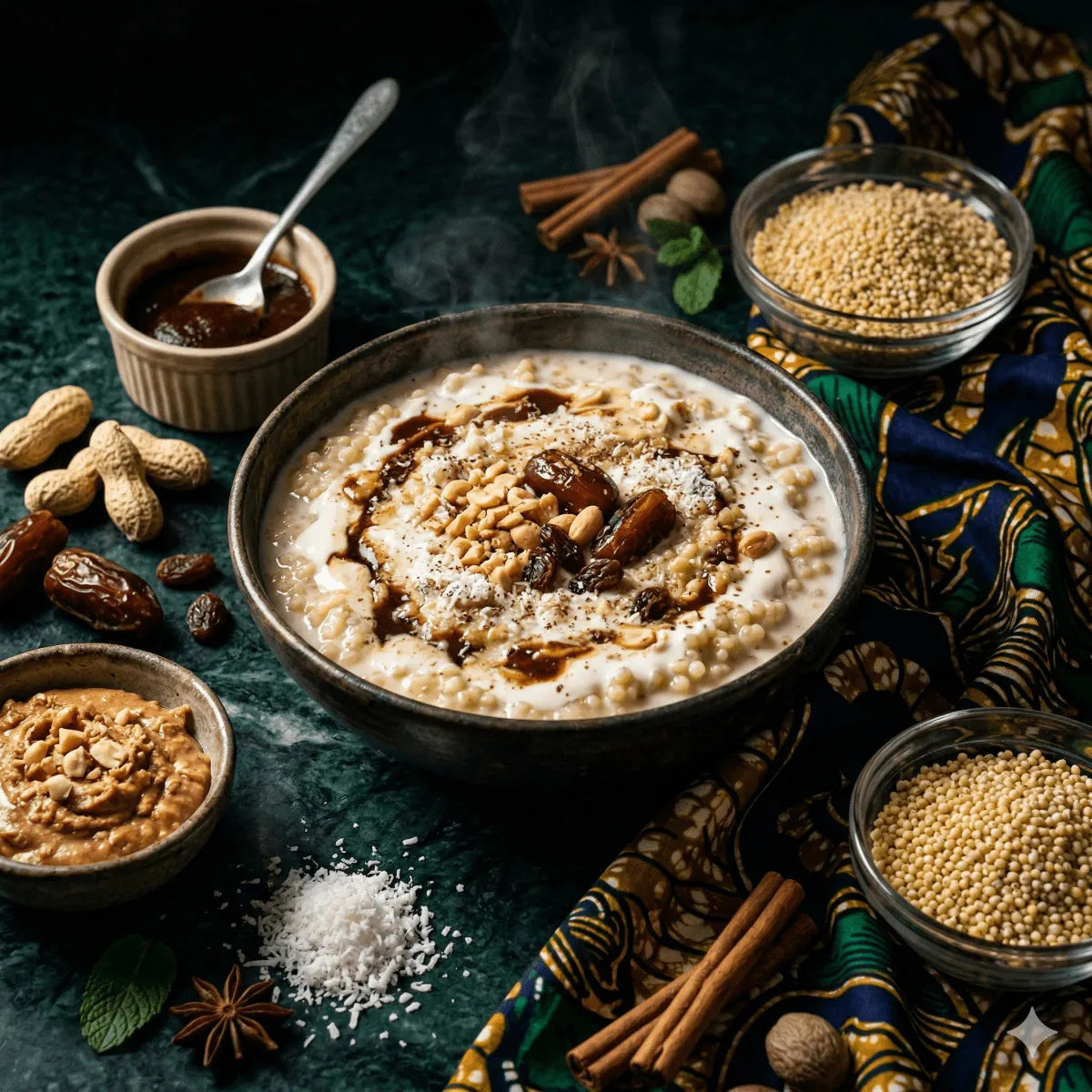 Recette Thiakry Sénégalais : Dessert Traditionnel au Couscous de Mil - Épicerie africaine en ligne NKOSI