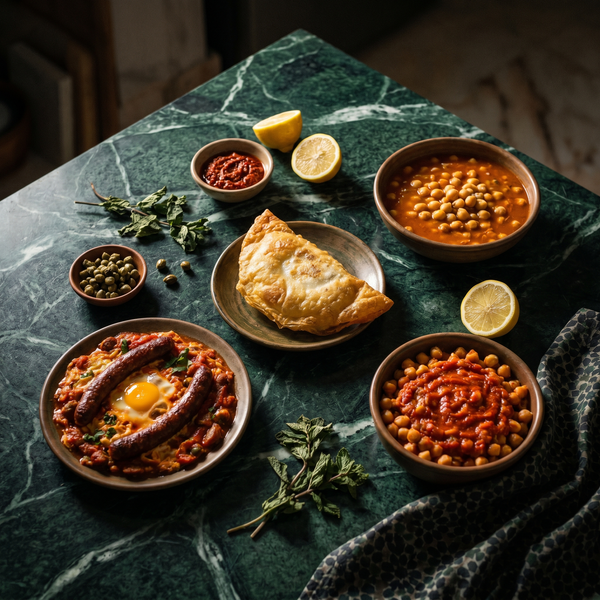 Cuisine de la Tunisie : Tour Culinaire 8 Plats