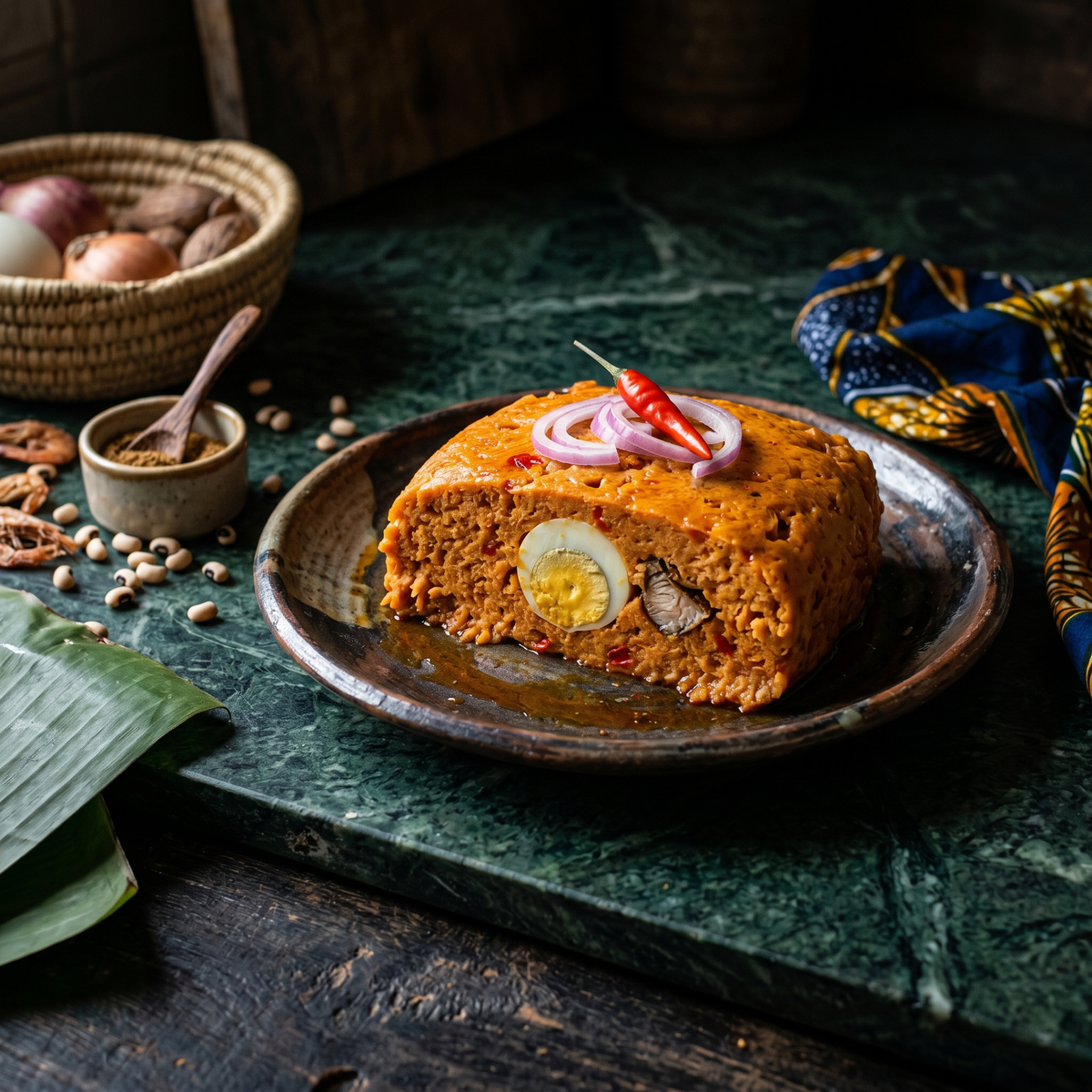Moin moin nigérian : pâté de haricots à la vapeur - NKOSI