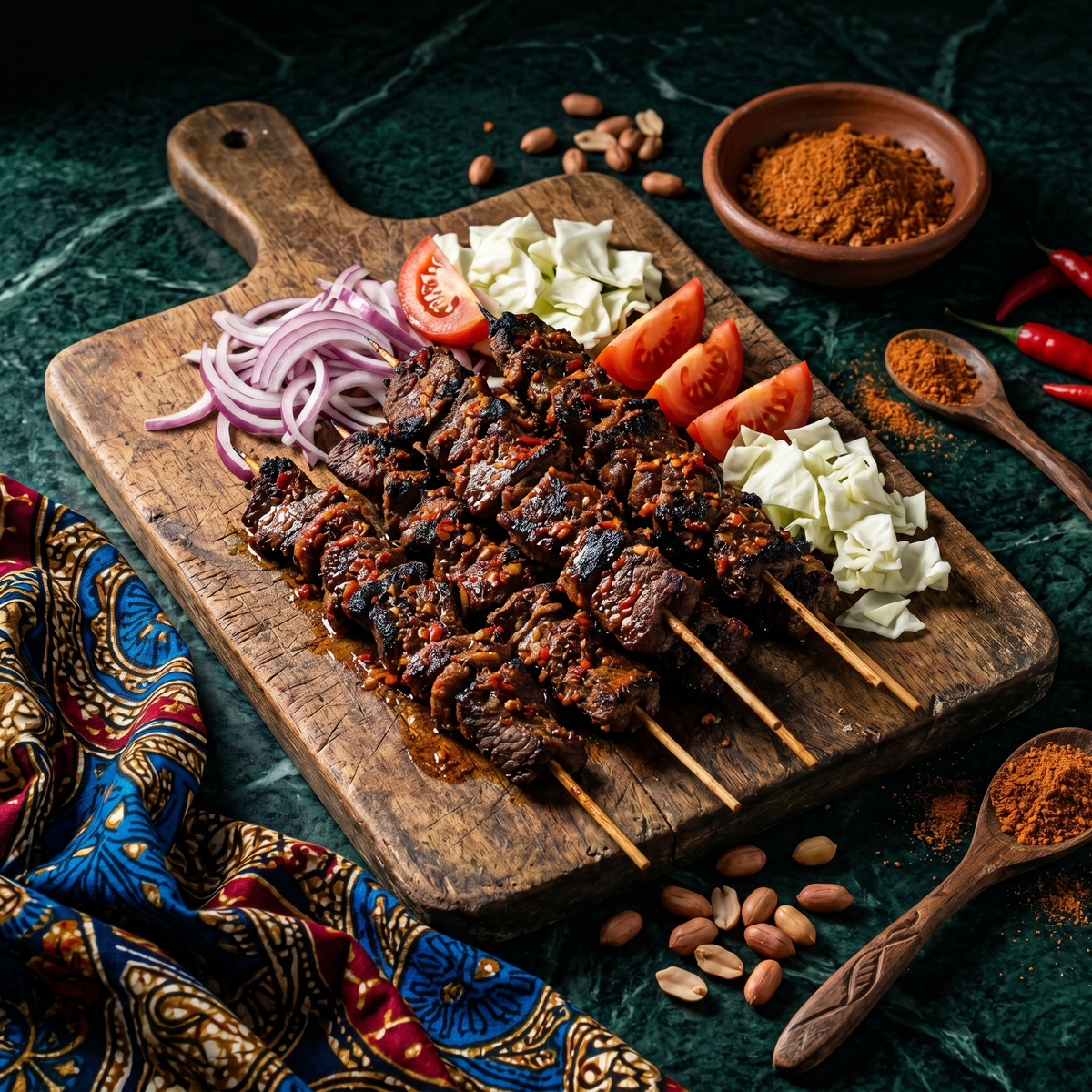 Suya : brochettes pimentées nigérianes - NKOSI