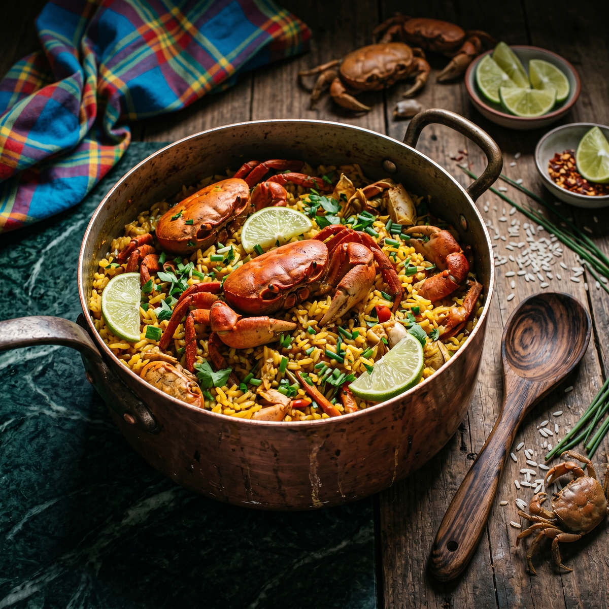 Matété de crabes antillais : riz aux crabes traditionnel - NKOSI