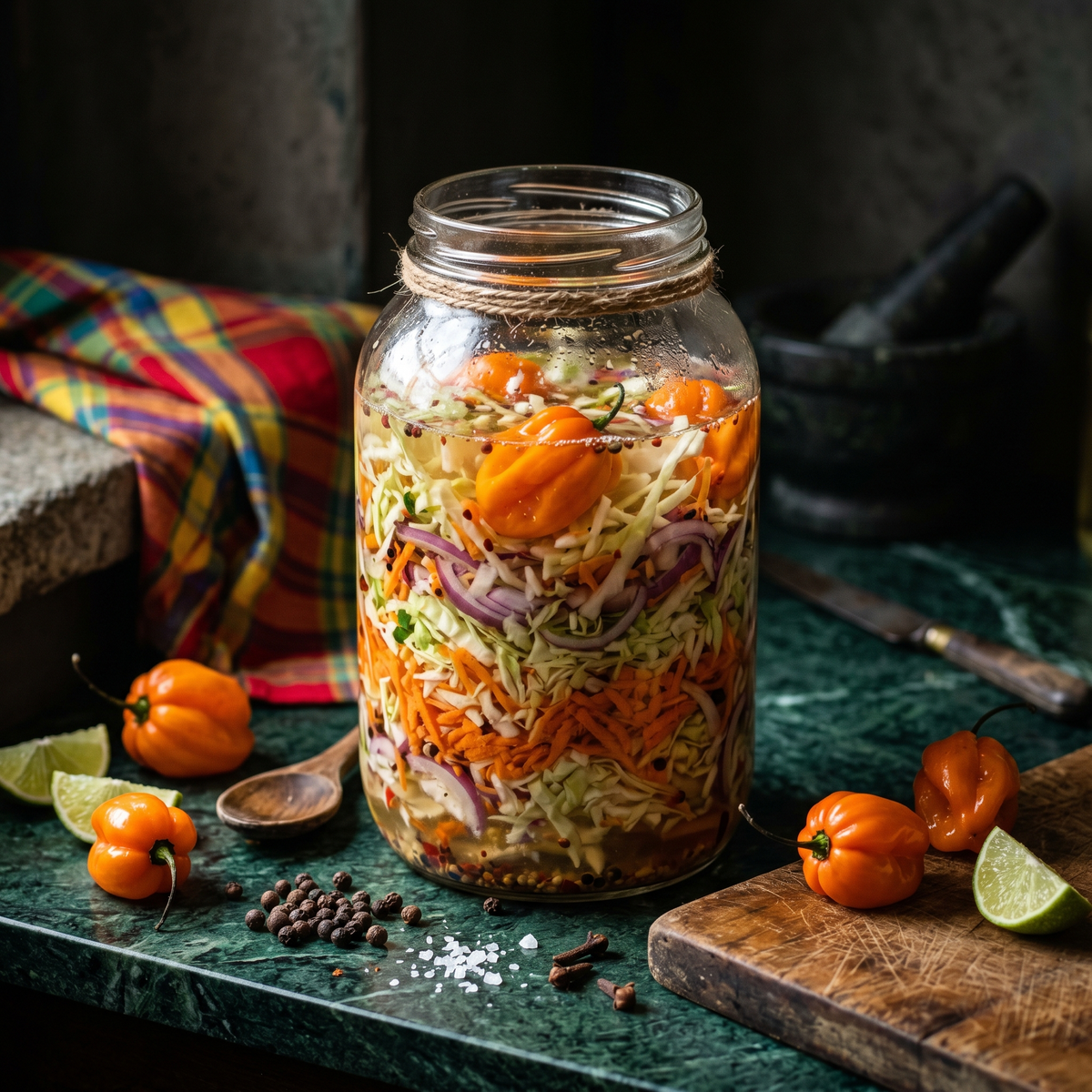 Pikliz : condiment haïtien pimenté traditionnel - NKOSI