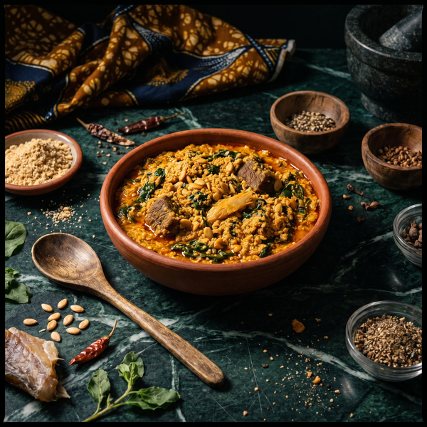 Recette Egusi Soup Nigériane authentique - NKOSI