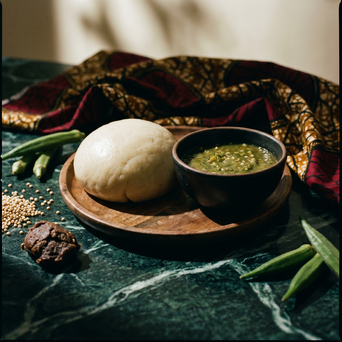 Tô Burkinabé : Pâte de Mil/Sorgho Traditionnelle