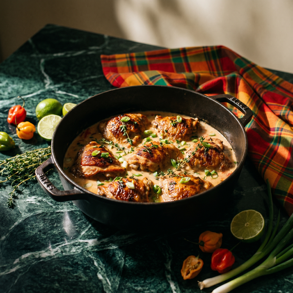 Fricassée de Poulet Créole : Recette Antillaise Authentique