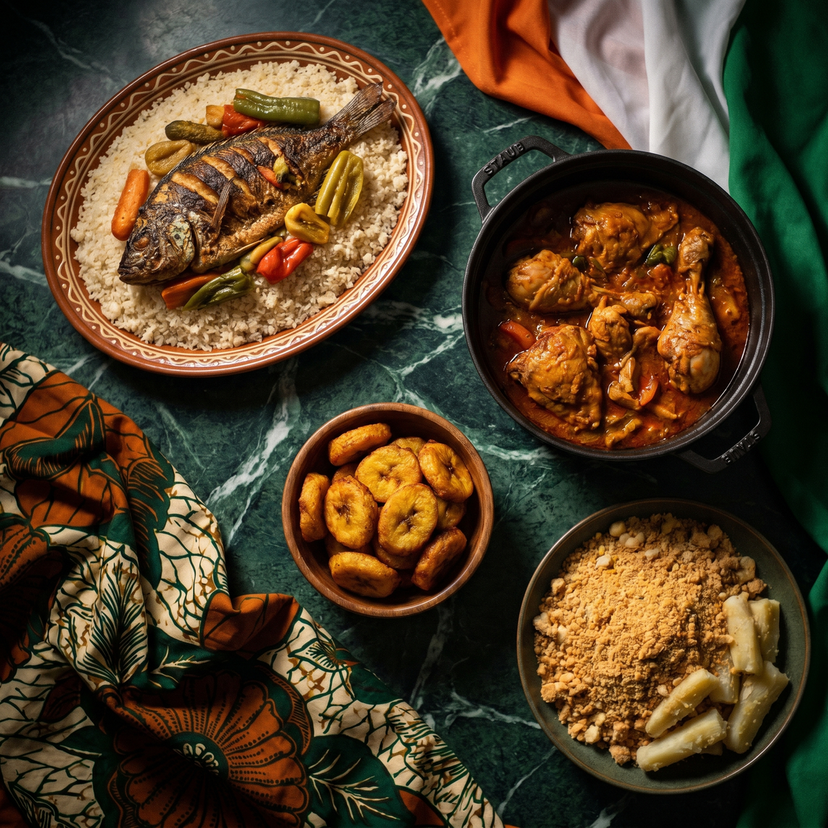 Menu Indépendance Côte d'Ivoire 7 Août : Plats Festifs