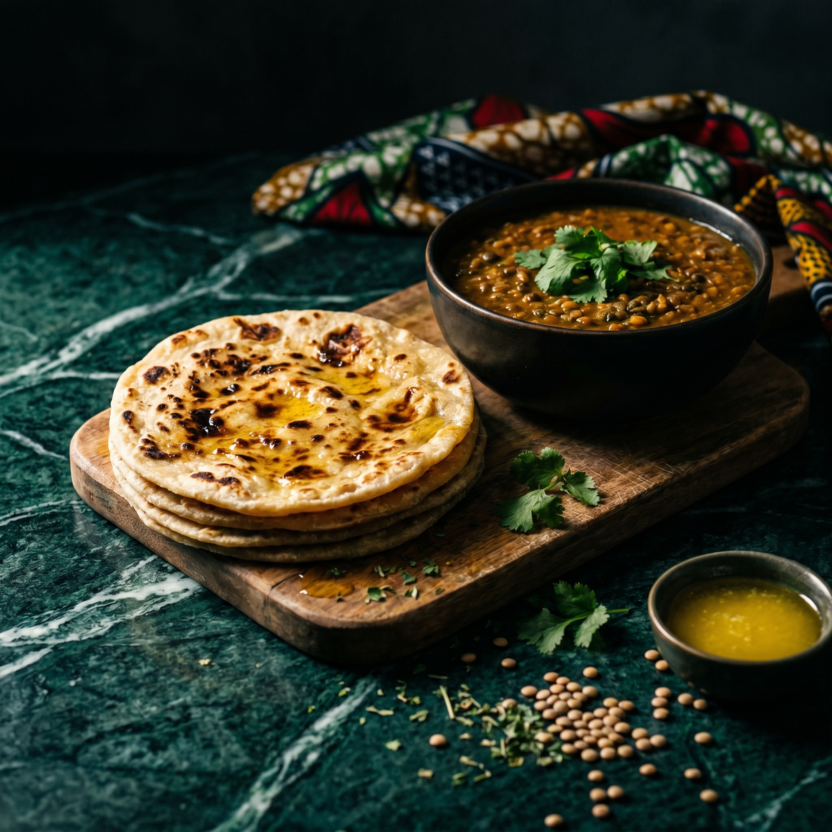 Chapati Kényan : Pain Plat Feuilleté d'Afrique de l'Est