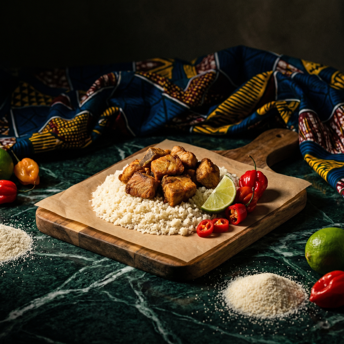 Garba Ivoirien : Street Food Emblematique Poisson-Attieke
