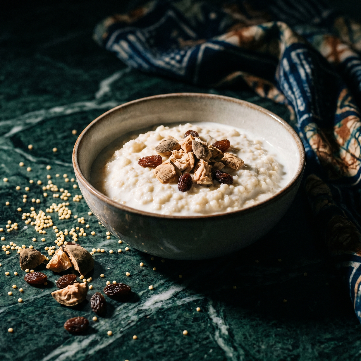 Lakh Senegalais : Couscous de Mil Sucre au Yaourt
