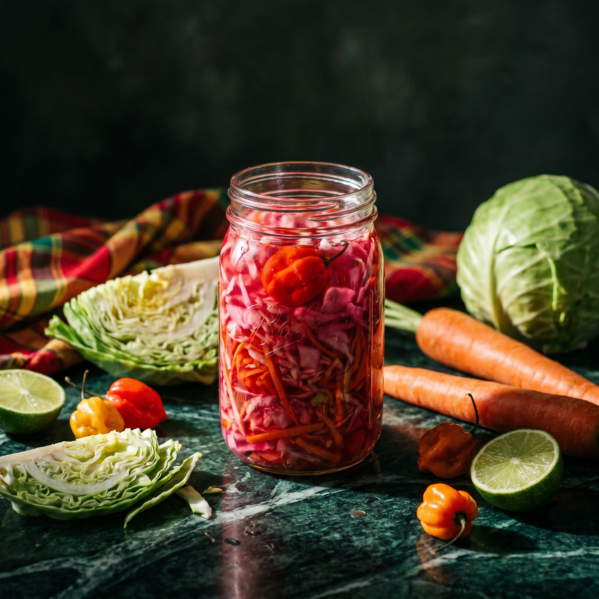 Pikliz Haïtien : Condiment Caraïbéen Picanté