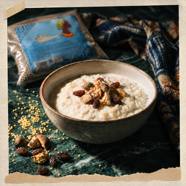 Lakh Senegalais : Couscous de Mil Sucre au Yaourt