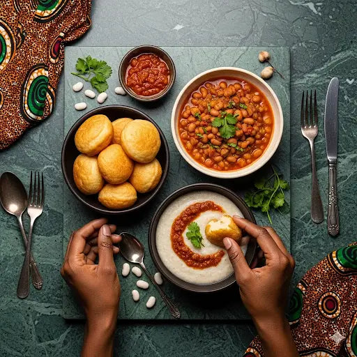 Beignet haricot et bouille authentique