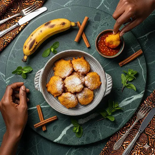 Beignets de banane plantain authentique