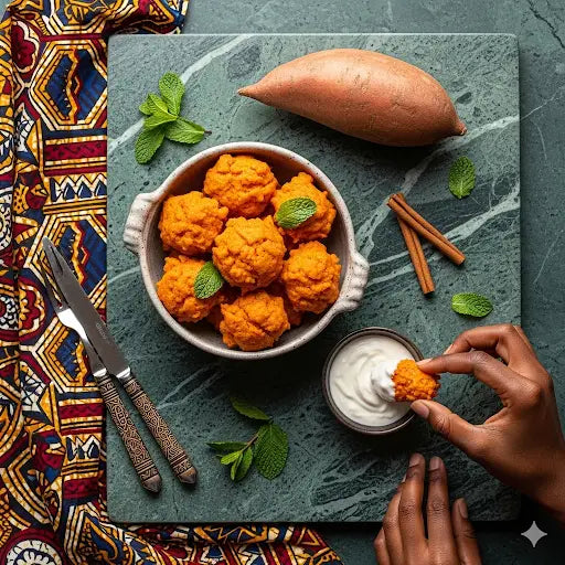 Beignets de patates douces authentique