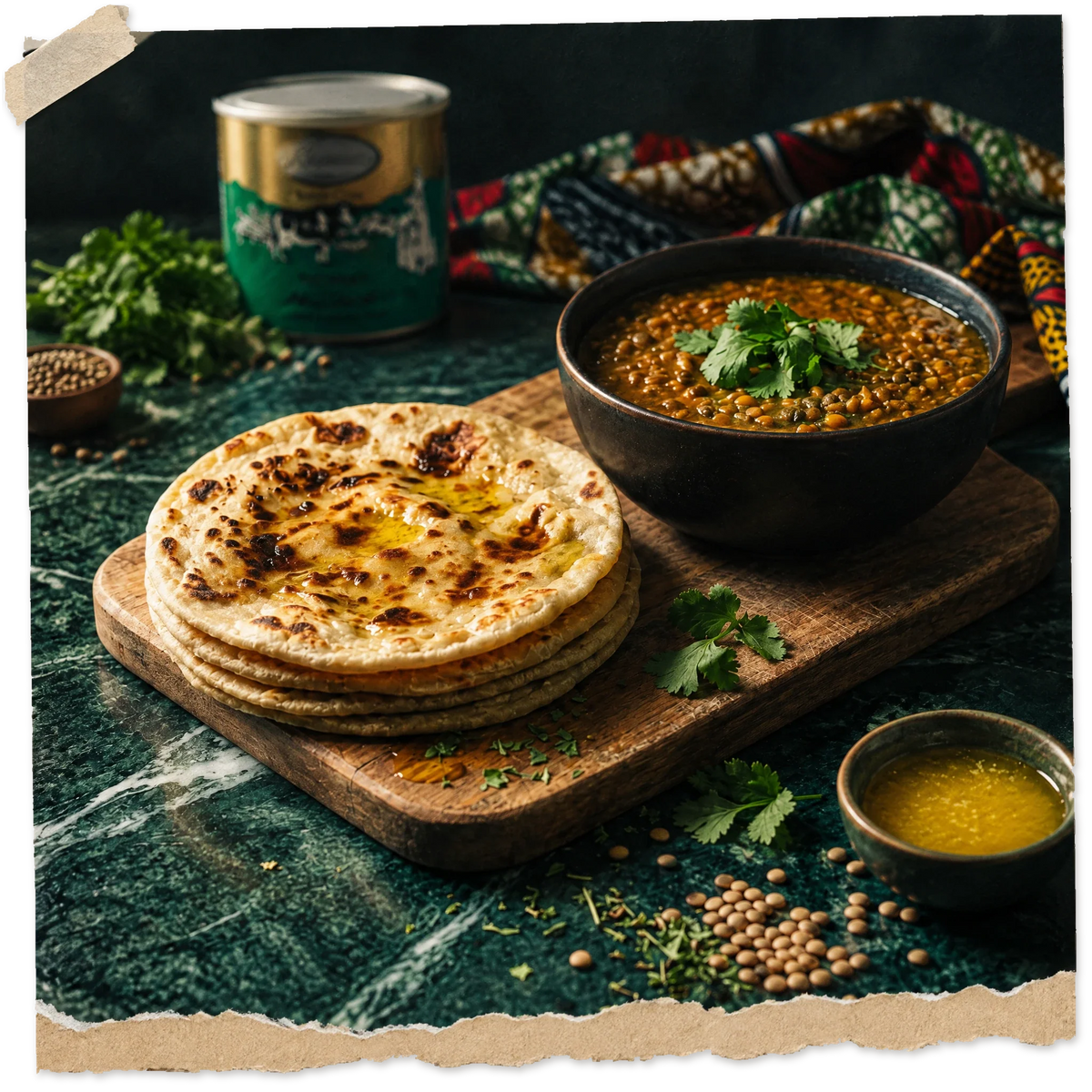 Chapati Kényan : Pain Plat Feuilleté d'Afrique de l'Est