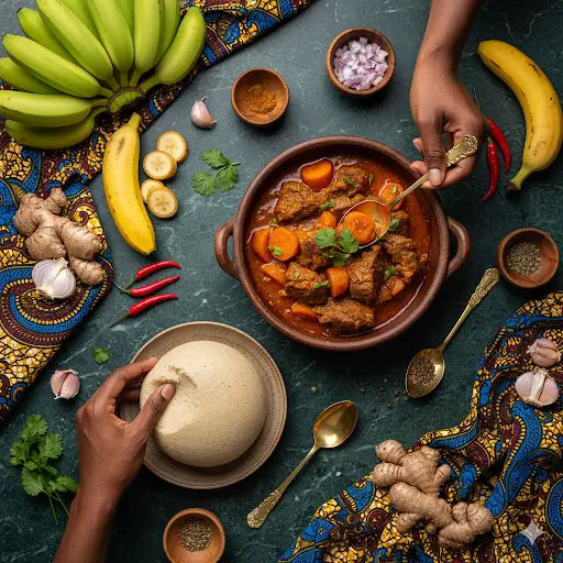 Foutu banane verte authentique Africain