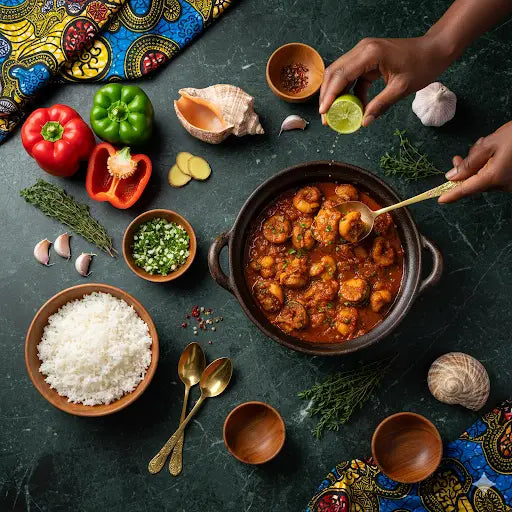 Fricassée de lambis authentique