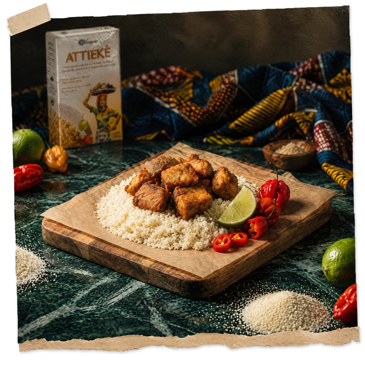 Garba Ivoirien : Street Food Emblematique Poisson-Attieke