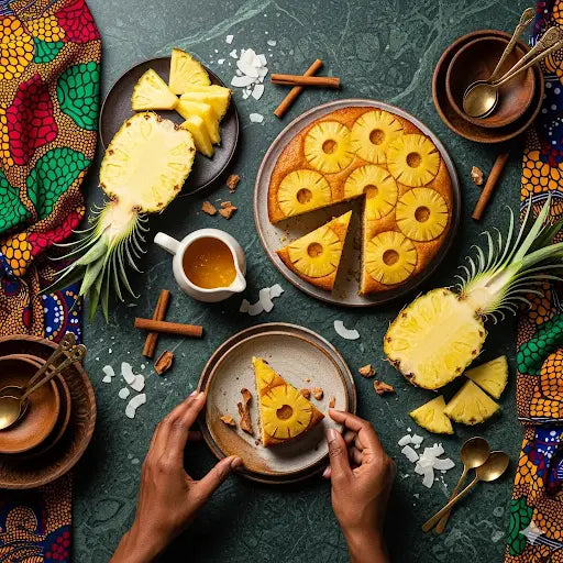 Gâteau créole à l'ananas authentique