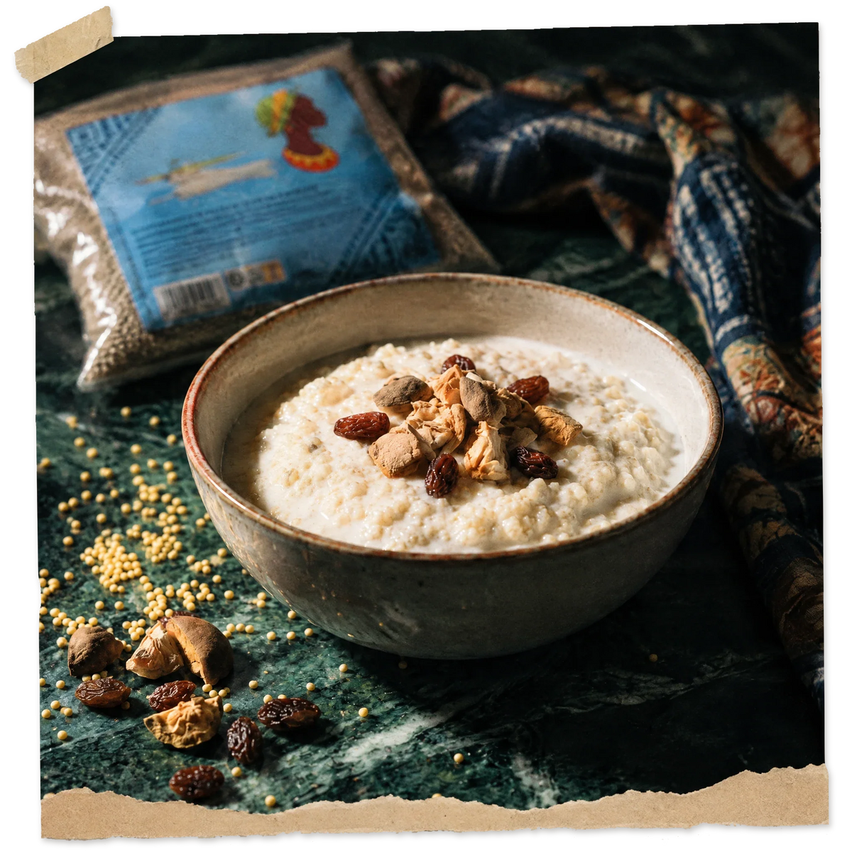 Lakh Senegalais : Couscous de Mil Sucre au Yaourt