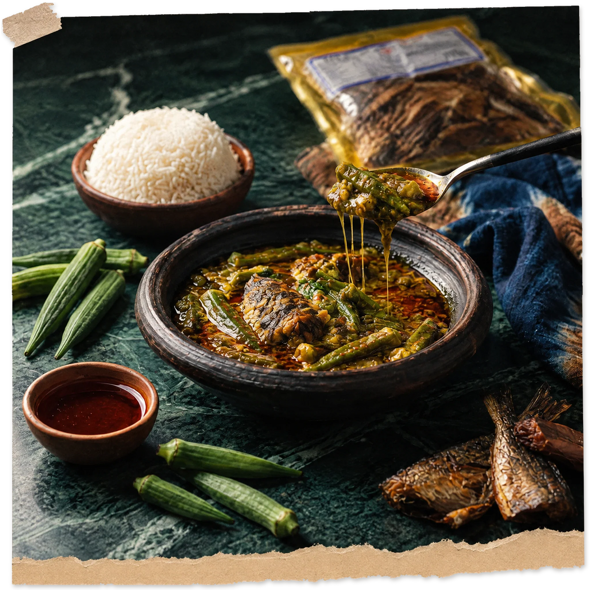 Soupe Kandia : Ragout de Gombo Senegalais