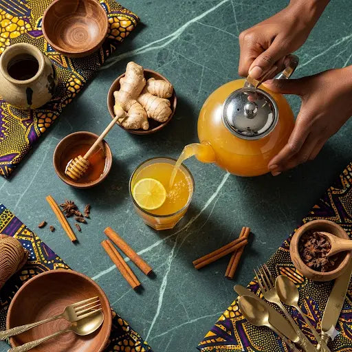 Thé au gingembre authentique