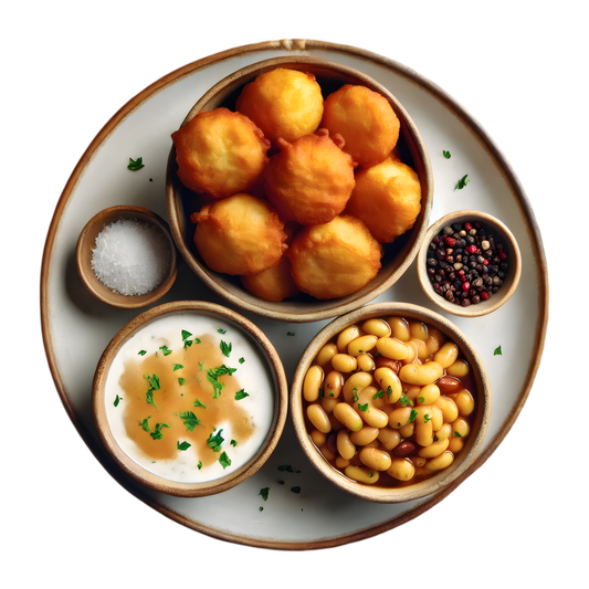 Beignet haricot et bouille