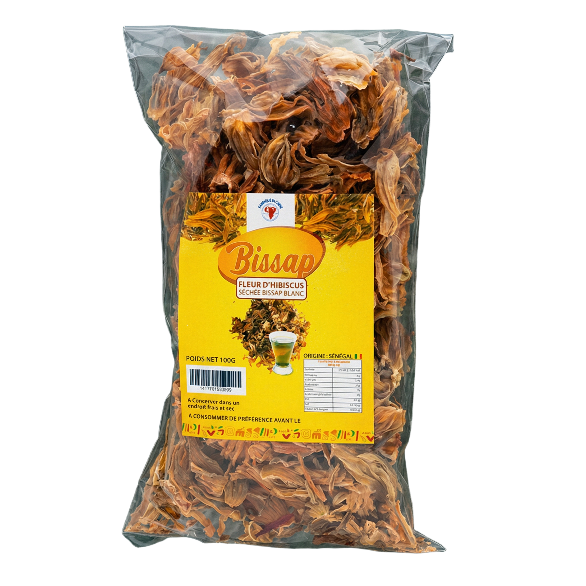 Fleur d'hibiscus blanc NUMBER ONE