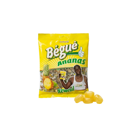 Bonbons BÉGUÉ Ananas — Senegalese Snoep — 400g | Afrikaanse kruidenierswinkel — Senegal online NKOSI