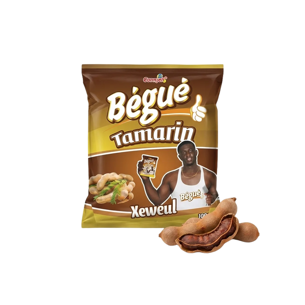 BÉGUÉ Tamarind Candies — ingredients and texture view | African grocery — Senegal NKOSI