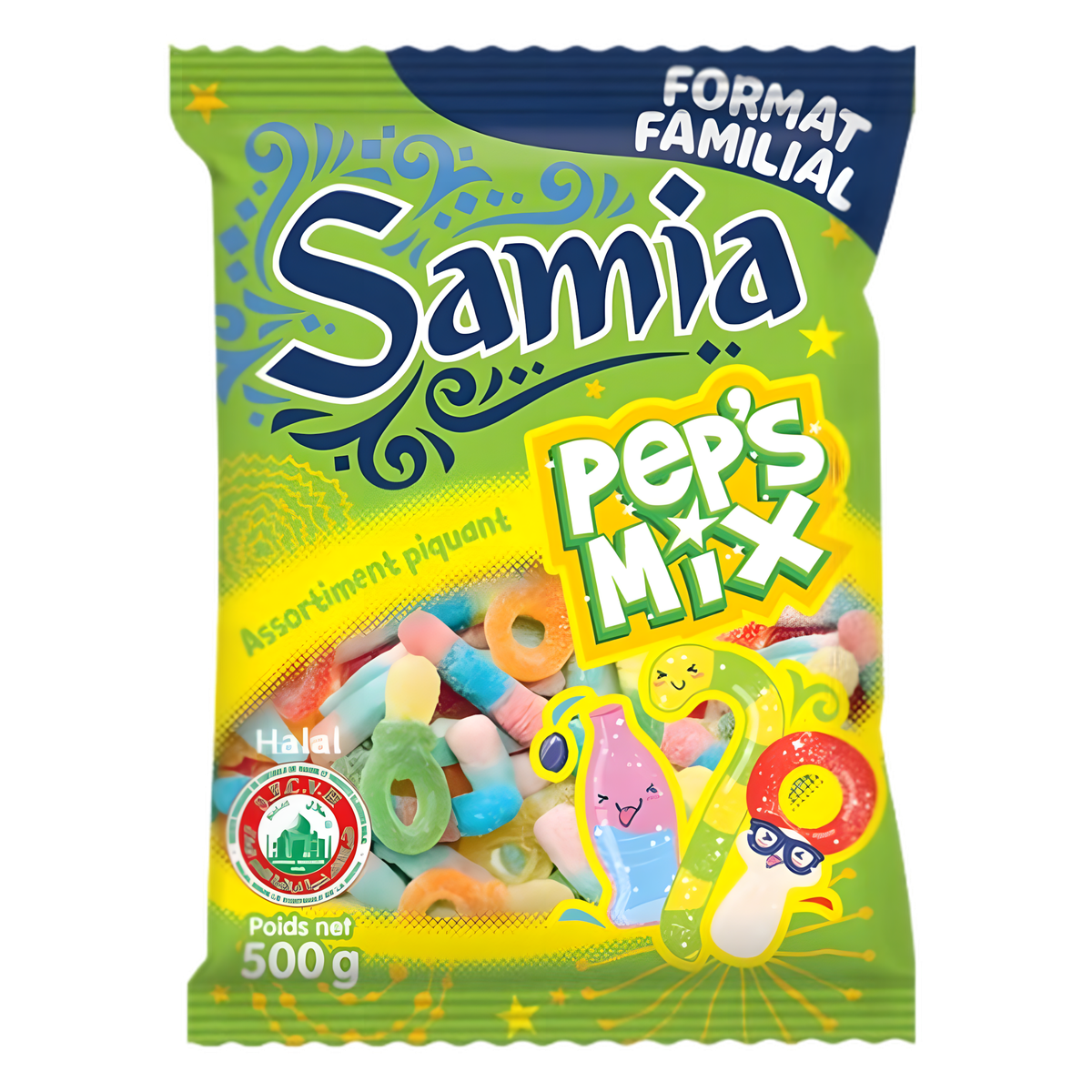 Bonbons assortiment pep's halal SAMIA