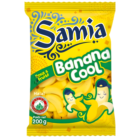 Bonbons banana cool halal SAMIA
