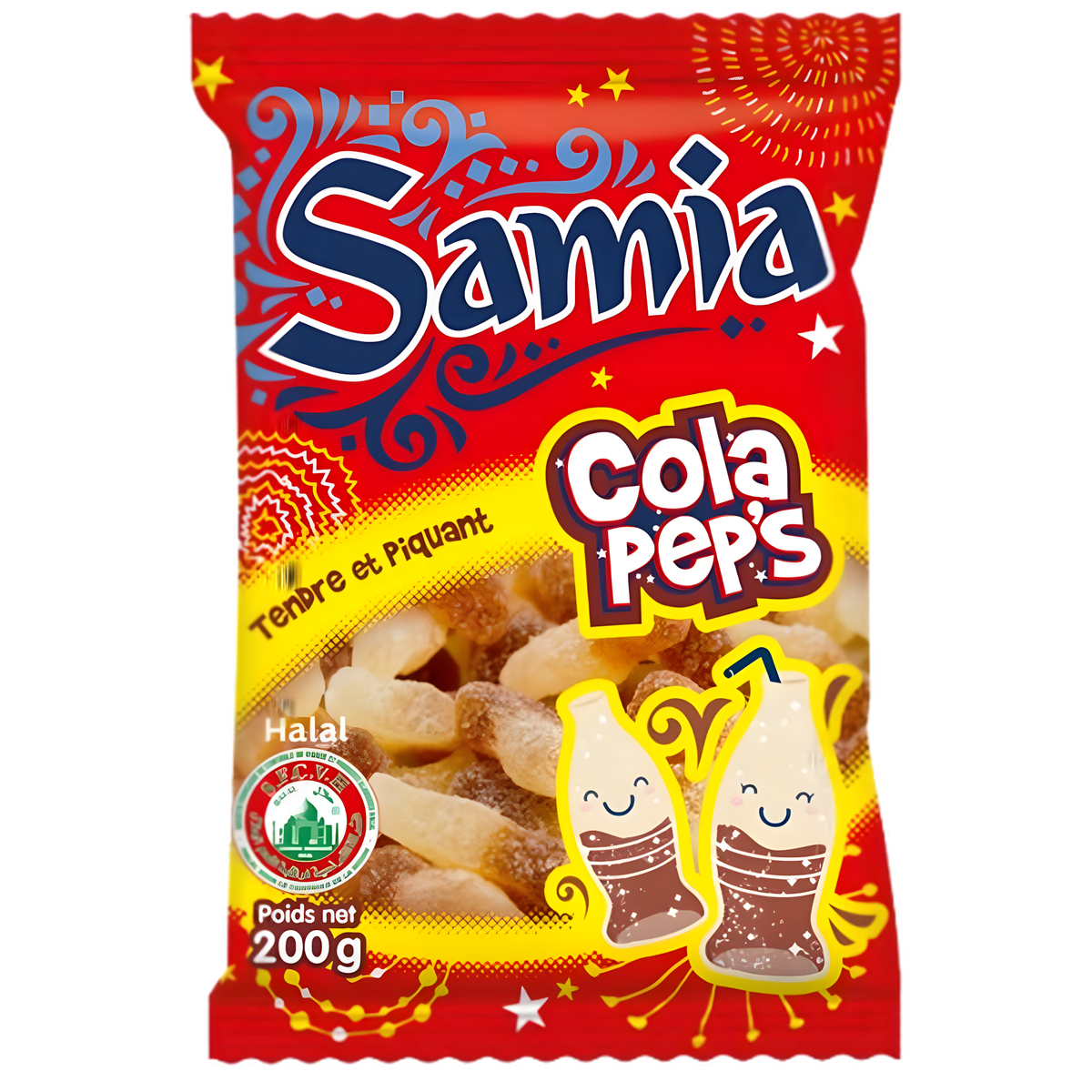Bonbons cola pep's halal SAMIA