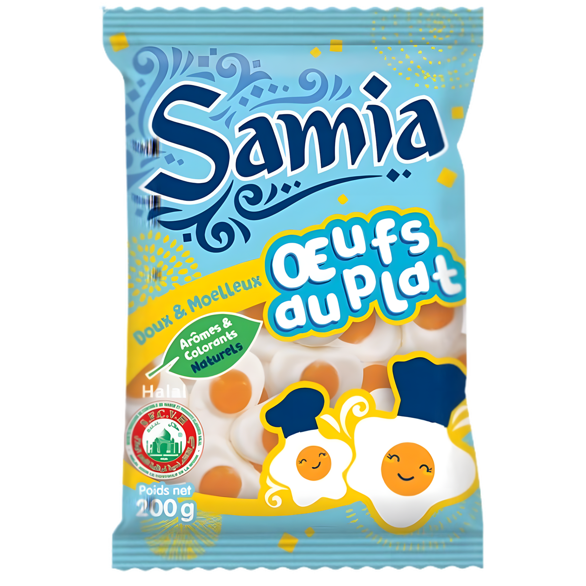 Bonbons oeufs au plat halal SAMIA